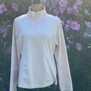 The North Face soft pink pullover (XL)
